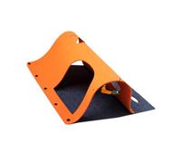Abaodam 1Pc Multifunctional Cat Tunnel Pet Hideout Habitat Orange Versatile Splicing Design Engaging Peppermint Mouse Pendant for Playtime Exercise