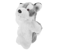 Abaodam 1Pc Plush Wolf Hand Puppet Interactive Storytelling for Adults Soft Animal Puppet for Role Play Presentations Made with Safe Plush Material Design