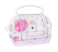 Abaodam 1Pc Portable Hamster Carrier Cage for Small Animals for Travel and Outdoor Adventures Lightweight Design for Hamsters Gerbils Guinea Pigs and More