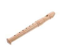 Abaodam 1pc Portable Wooden Soprano Recorder Clarinet for Boys and Girls Music Learning Instrument for Beginners Lightweight Bright Sound for Early Education