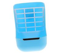 Abaodam 1Pc Rabbit Feeder Manger Creative Plastic Feeding Rack for Guinea Pigs Rabbits Animals Attachment Prevents Waste Blue Color