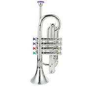 Abaodam 1pc Simulation Trumpet Model for Boys and Girls Musical Toy for Stage Four-note Design for Birthdays Parties and Early Music Learning