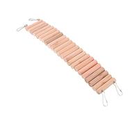 Abaodam 1PC Sturdy Wooden Reptile Climbing Ladder Hiding Nest for Hamsters Lizards and Pets Durable Natural Material Versatile Use as Climbing Bridge Hideout for Terrariums