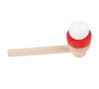 Abaodam 1Pc Wooden Floating Blow Ball Interactive Game for Develops Motor Skills Coordination Fun Family Activity and Party Game Safe Wooden Material Blowing Ball