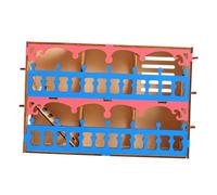 Abaodam 1Pc Wooden Hamster Maze Small Pet Wooden Tunnel Interactive Play for Hamsters Prevents Boredom Stress for Small Pets Like Rats Mice