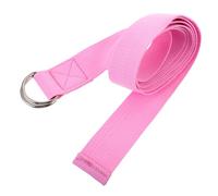 Abaodam 1Pc Yoga Tension Strap Pink Stretch Strap for Yoga Essential Fitness Accessory for Stretching for Beginners Advanced Practitioners Supports Daily Exercise