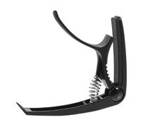 Abaodam 1Pc Zinc Alloy Guitar Capo Practical Tone Change Clamp for Acoustic Electric Guitars Easy to Use Sandhi Clip for Beginners Professionals Black Finish