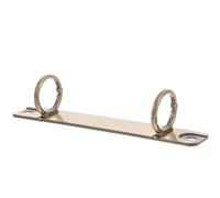 Abaodam 1pcs 2 Hole Binder Ring Mechanism 2 Ring Journal Binder Metal Structure Scratch Resistant Simple Design Loose Leaf DIY Organizer Accessory