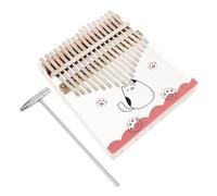 Abaodam 1pcs Key Acrylic Kalimba Mini Thumb Piano Cartoon Pattern Hand Piano Portable Music Instrument for Travel Easy to Learn for Ages