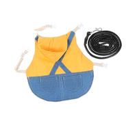Abaodam 1Set Adorable Rabbit Costume with Chest Strap and Leash Comfortable and Durable Bunny Outfit for Outdoor Activities for Pets Like Holland Lop and Dwarf Rabbits