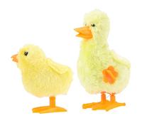 Abaodam 1Set Adorable Wind Up Chick Duck Plush Clockwork for and Engaging for Little Ones for Playtime and Decoration