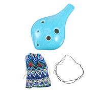 Abaodam 1set Alto c Dolomite Ocarina Mini Music Instrument Protective Bag for Beginners Tone Smooth Finish for Self-learning and Giving
