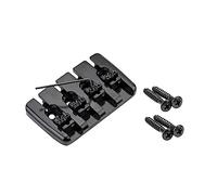 Abaodam 1set Bass Guitar Bridge Saddle Metal Craft Screws for Bass Parts Replacement for Old Broken Bridges Lightweight and Easy to Use for Guitarists and Enthusiasts
