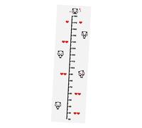 Abaodam 1set Bear Growth Chart Wall Stickers for Boy Girl Removable Height Measuring Decals Nursery and Bedroom Decor Material Fits