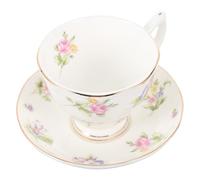 Abaodam 1set Bone China Coffee Cup and Milk Mug with Tray Charming Afternoon Tea Drinkware for Home Office and Restaurant Use Fine Porcelain Cup and Saucer Collection