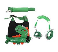 Abaodam 1set Boy Girl Anti-Lost Safety Leash Harness for Boys and Girls Flexible Walking Rope Breathable Dinosaur Design for Shopping Parks and Busy Streets