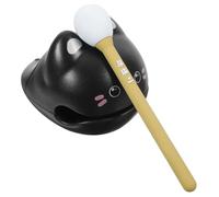 Abaodam 1set Cartoon Cat Shaped Percussion Temple Block Toy for Office Relaxation Material Musical Toy for and Music Engagement