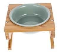 Abaodam 1Set Ceramic Cat Feeding Bowl Slip Elevated Design for Easy Eating Capacity for Cats and Dogs Convenient Clean Stylish for Pet