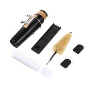 Abaodam 1set Clarinet Mouthpiece Kit Cleaning Brush Complete Clarinet Accessories for Musicians Includes Reeds and Neck Cork for Practice and Performance