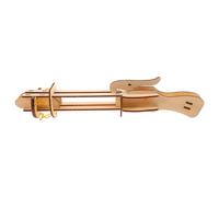 Abaodam 1Set DIY Wooden Paper Plane Launcher Assembly Model for Promotes Creativity and Scientific Learning for S Hands Experiments