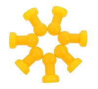 Abaodam 1set Durable Plastic Trampoline Pole Caps Replacement Accessories for Enclosure Support Quality Material Practical Design for Easy Use 12pcs