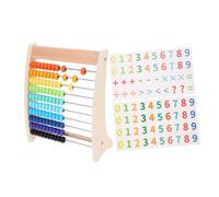 Abaodam 1Set Educational Wooden Abacus Counting Frame for Practical Math Calculation Tool Enhances Recognition Boys and Supports Hands Learning