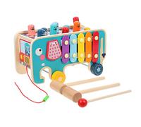 Abaodam 1Set Elephant Xylophone Hammering Educational Musical Instrument for Coordination Plaything Safe Engaging Sound for Early Development Activities