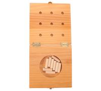 Abaodam 1set Finger Training Pegboard for Occupational Therapy with Nine Pegs Ergonomic Design for Hand Rehabilitation and Finger Dexterity Improvement Portable Sensory Motor Aid