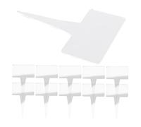 Abaodam 1set Gardening Plant Labels Durable Modern Design Reusable Garden Tags for Outdoor Plants Easy to Insert Markers for Flowers Vegetables and Herbs with Pen Included 12pcs