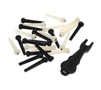 Abaodam 1Set Guitar Bridge Pin Acoustic Guitar Pegs for Secure String Fixation Beautiful Design for Enhanced Aesthetics Easy to Use Professional Ergonomic Design