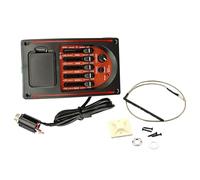 Abaodam 1set Guitar Equalizer Tone Control Device Acoustic Equalizer for Frequency Durable Construction User-friendly One-touch Operation for Professional Musicians and Various Instruments