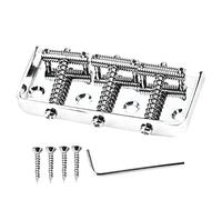 Abaodam 1set Guitar Tailpiece Metal Guitar Saddle Bridge Replacement with Screws and Easy to Adjust