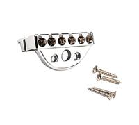Abaodam 1set Headless Guitar String Locking Nut Lock Nut Accessories for Electric Guitar and Practical String Bridge
