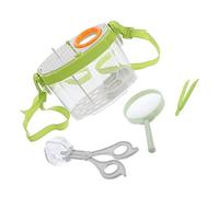 Abaodam 1Set Insect Catcher Observation Kit Complete Bug Catching Net with Magnifying Glass Tweezers More for Outdoor Nature Exploration for Ages