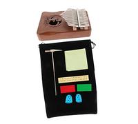 Abaodam 1set Kalimba Finger Piano for Boys and Girls Key Musical Instrument Vintage Cat Design for Beginners and Music Easy to Carry Smooth Edges for