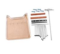 Abaodam 1set Keys Kalimba Thumb Piano for Beginners Cute Cat Design Lightweight Acrylic Musical Instrument for Adults and Boys and Girls Easy to Learn and Play Includes Tuning Hammer and