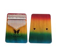 Abaodam 1set Keys Thumb Piano Creative Finger Piano Tuning Hammer for Boys and Girls and Beginners for Travel Home Office and Musical Decoration Beautiful Melody and Unique Butterfly