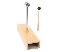 Abaodam 1set Meditation Tuning Fork with Mallet Wooden Voice Box Healing Sound Therapy Musical Instrument for Balance Exercises Stress Reduction Enhanced