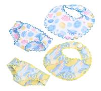 Abaodam 1Set Mini Doll Clothes of Doll Panties and Bibs Doll Accessories for DIY Play Washable Cloth Material for Creative Dress Up