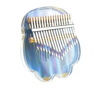Abaodam 1set Mini Kalimba Key Finger Piano Acrylic Design Portable Music Instrument for Travel Entertainment and Relaxation for Ages