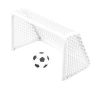 Abaodam 1Set Miniature Dollhouse Soccer Goal Set with Mini Soccer Ball Easy to Assemble Portable Football Decoration for Play and Doll House Accessories