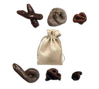 Abaodam 1Set Realistic Simulation Poo Novelty Prank Props for April Fool Day Halloween Funny Fake Poo for Parties Events