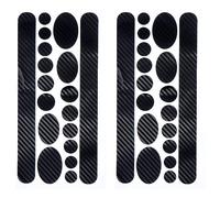 Abaodam 1set Scratch Bike Frame Protective Films Carbon Pattern Resistant Stickers for Mountain Road and Folding Bikes Easy Clean 2sheets