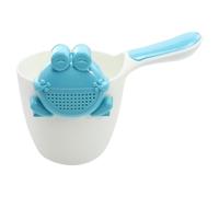 Abaodam 1Set Shampoo Cup Bathing Scoop with Comfortable Handle Detachable Design for Fun Cartoon Frog Style for Safe and Easy Hair Washing