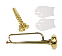 Abaodam 1set Student Trumpet Musical Instrument for Boy Girl Youth Horn Gloves Mouthpiece Music Toy for Preschool Learning Fun