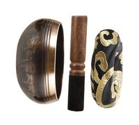 Abaodam 1set Tibet Singing Bowl for Meditation Sound Bowl Mallet and Cushion for Mindfulness Practice Elegant for Relaxation and Prayer