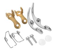 Abaodam 1set Trumpet Repair Key Screws Pads Base Essential Musical Instrument Parts for Easy Maintenance and Assembly Compatible Various Trumpet Models