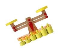 Abaodam 1Set Wooden Balance Scale for Educational Scale Plaything for Boys Teaching Aid for Understanding Balance Leverage Principles Safe Smooth Surface Early