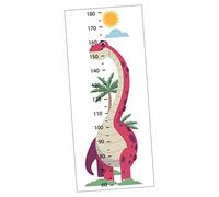 Abaodam 1sheet Cartoon Animal Height Chart Sticker for Boy Girl Fun Growth Measurement Wall Decal for Nursery Bedroom Decor Easy Install Removable Wall Art for Boy Girl Spaces