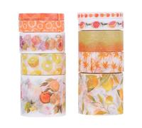 Abaodam 2 Boxes Scrapbook Washi Tape 10 Roll Set Decorative Paper for DIY
